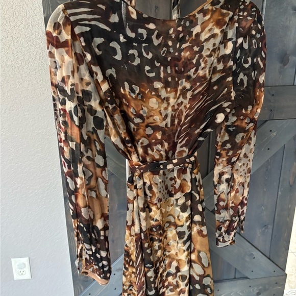Massimo Dutti Multicolor Patterned Dress - Picture 3 of 4
